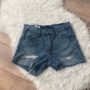 Distressed Cutoff Shorts